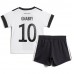 Tanie Strój piłkarski Niemcy Serge Gnabry #10 Koszulka Podstawowej dla dziecięce MŚ 2022 Krótkie Rękawy (+ szorty)